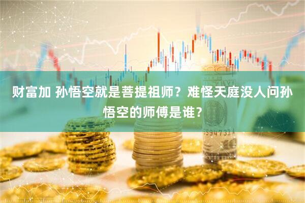 财富加 孙悟空就是菩提祖师？难怪天庭没人问孙悟空的师傅是谁？